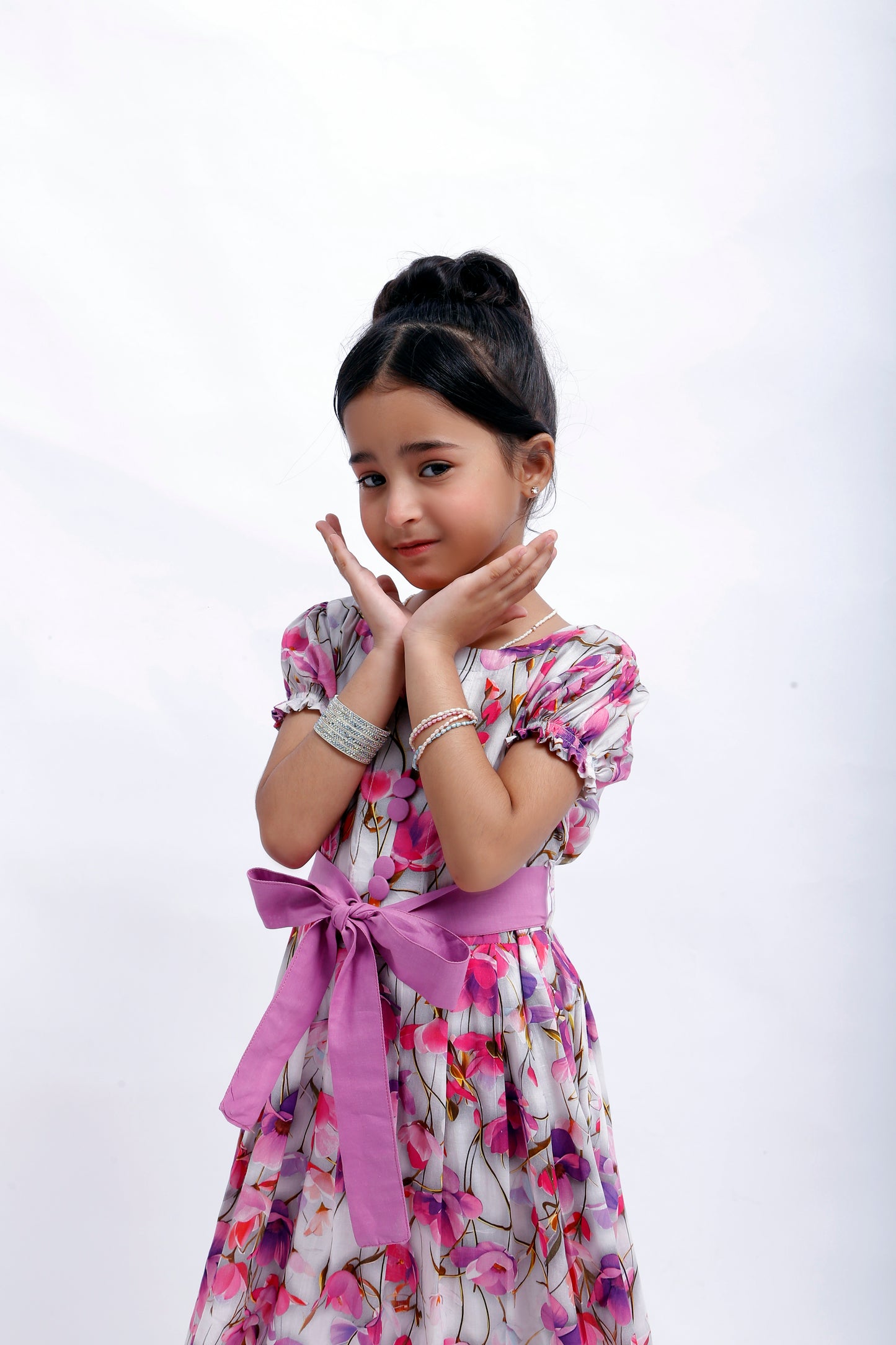 1 piece Beautiful Digital Printed Lawn Western Frock.(Stitch)